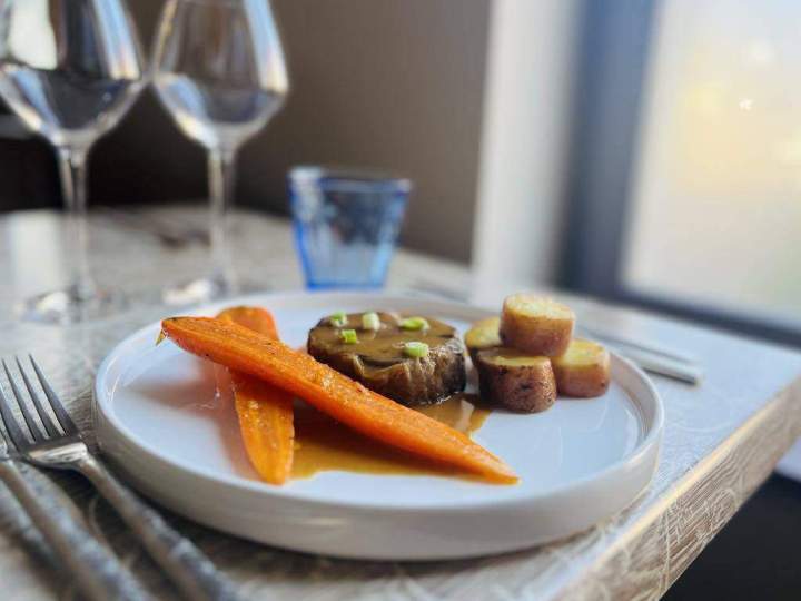 Pavé de veau gratiné au parmesan Marsannay-la-Côte