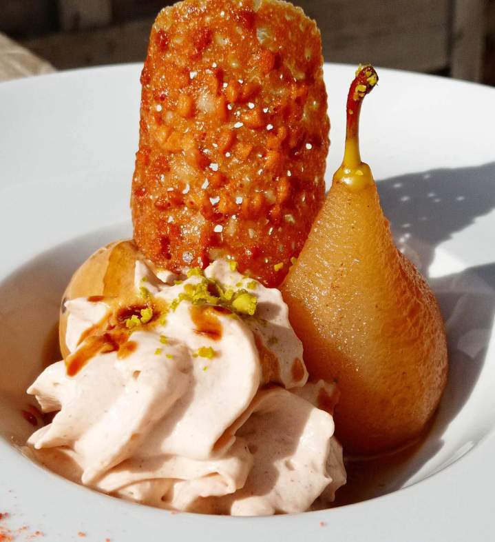 Poire pochée Marsannay-la-Côte