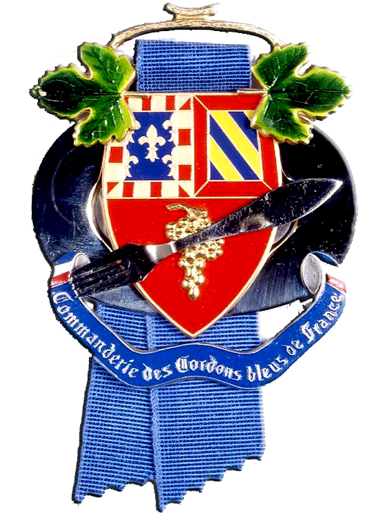 Médaillon officiel de la Commanderie des Cordons Bleus de France